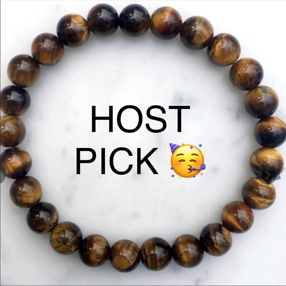 Paradise Boutique Other - Unisex Eye of the Tiger Stone Beaded Bracelet